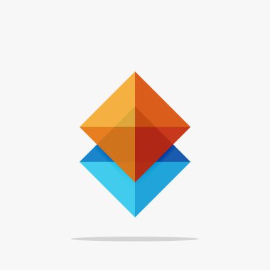 Vektör boş soyut kareler arka plan