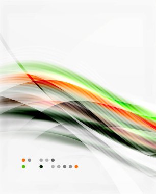 Vektör parlak dalga arka plan