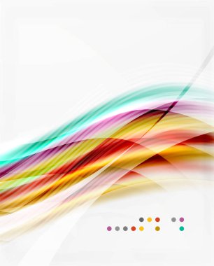 Modern yüksek teknoloji parlak cam dalga