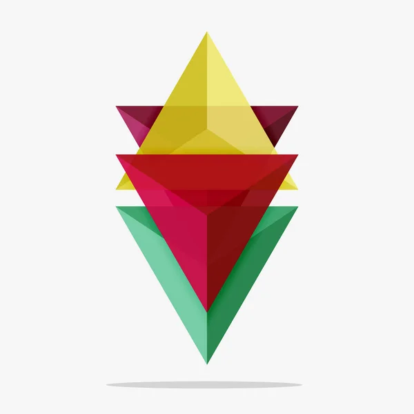 Modèle d'entreprise de mise en page triangle vide — Image vectorielle