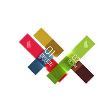 Vektör iş infographics, seçeneği belirleyin