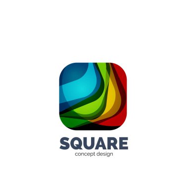 soyut kare logosu
