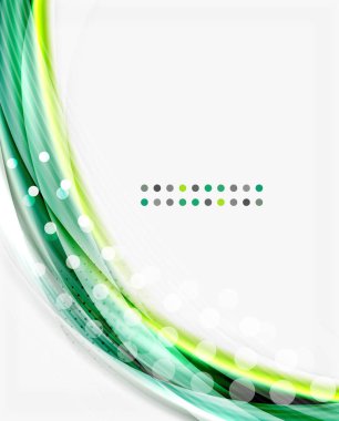 Parlak beyaz boşluk dalga