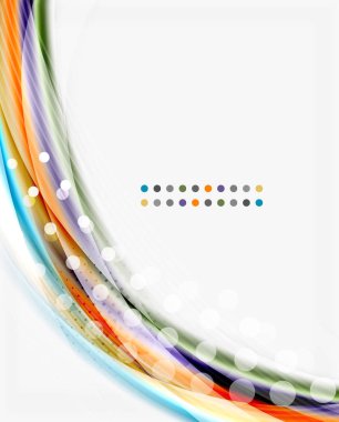 Parlak beyaz boşluk dalga