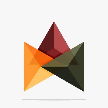 Boş üçgen düzeni iş şablonu