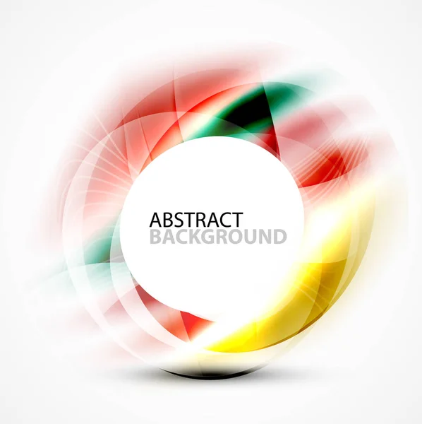 Colorful abstract circle banner — Stock Vector