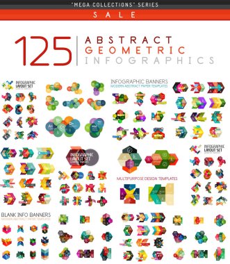 İnfographics mega toplama