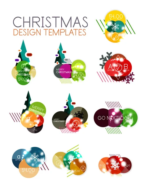 Vector Christmas label or price tag sticker