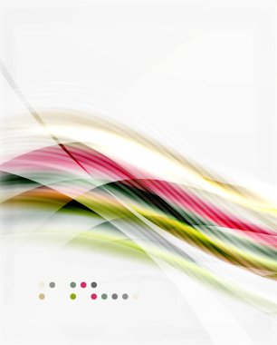 Vektör parlak dalga arka plan