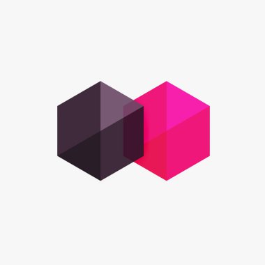 Boş geometrik soyut iş şablonları, altıgen düzenleri