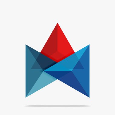 Boş üçgen düzeni iş şablonu