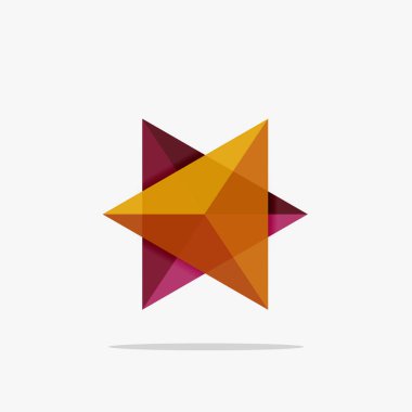 Boş üçgen düzeni iş şablonu