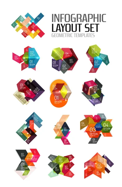 Elementos infográficos de papel — Archivo Imágenes Vectoriales