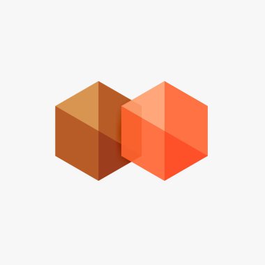 Boş boş altıgen düzeni, metin ve seçenekleri için geometrik şablon