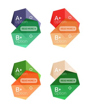 Dizi vektör soyut infographics içerik kutusu