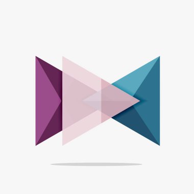 Boş üçgen düzeni iş şablonu