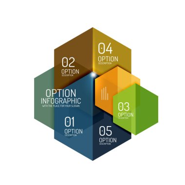 Vektör Infographic diyagramı şablonları