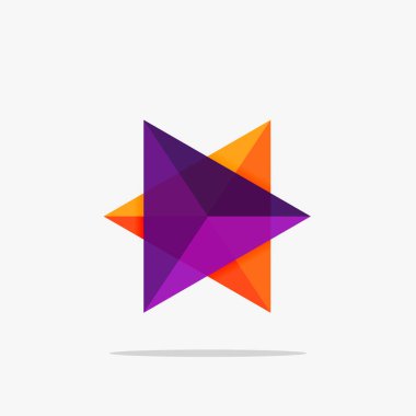 Boş üçgen düzeni iş şablonu