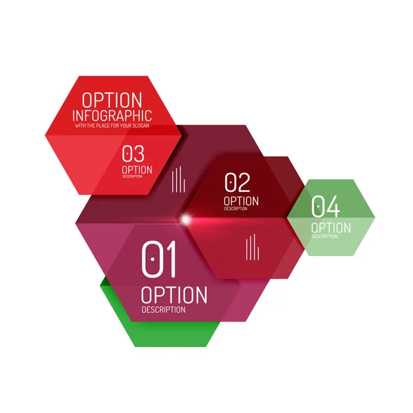 Vorlage: Papier-Infografik-Layout-Design — Stockvektor