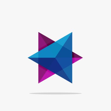 Boş üçgen düzeni iş şablonu