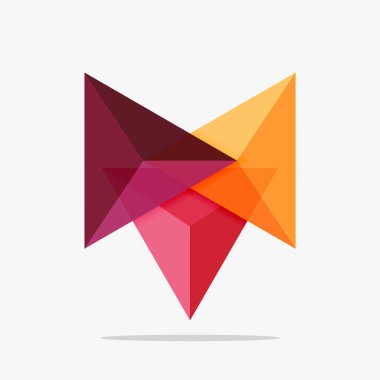 Boş üçgen düzeni iş şablonu