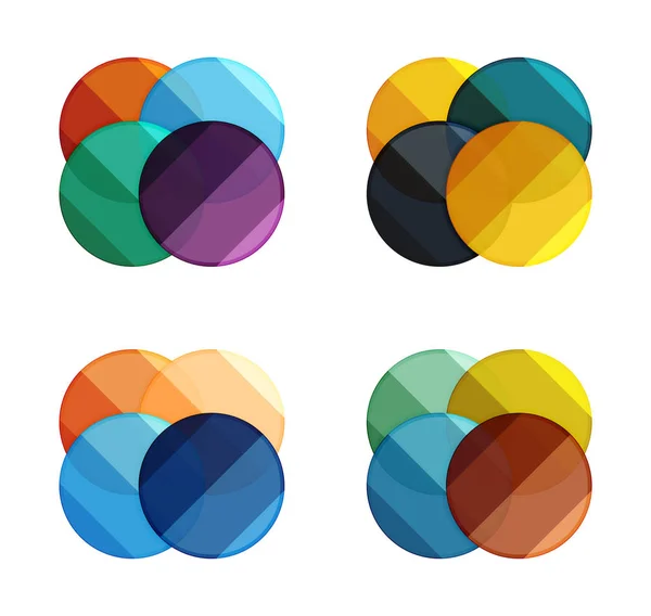 Vector circle banners — Stock Vector