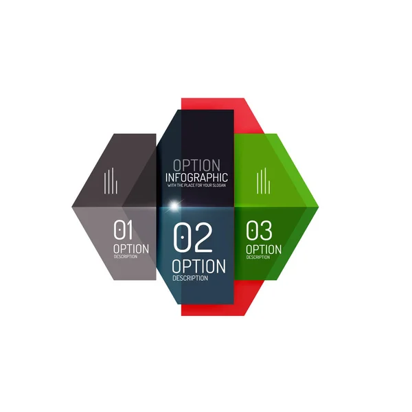 Verksamhet alternativet diagrammallar — Stock vektor