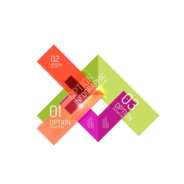 Arka plan, geometrik Infographic seçeneği şablonları