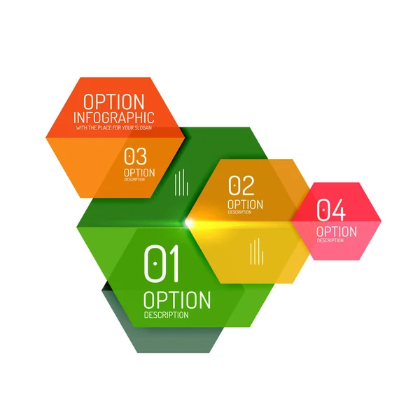 Modelo de design de Infográfico de Negócios — Vetor de Stock