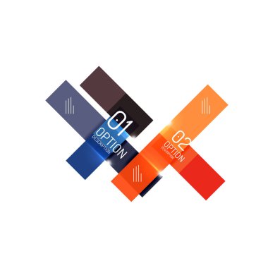 Vektör iş infographics, seçeneği belirleyin