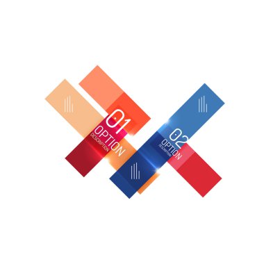 Soyut vektör iş geometrik infographics