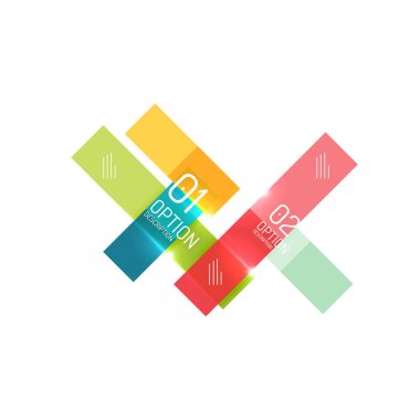 Soyut vektör iş geometrik infographics