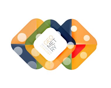 Işıltılı soyut geometrik arka plan