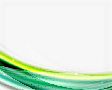 Parlak beyaz boşluk dalga