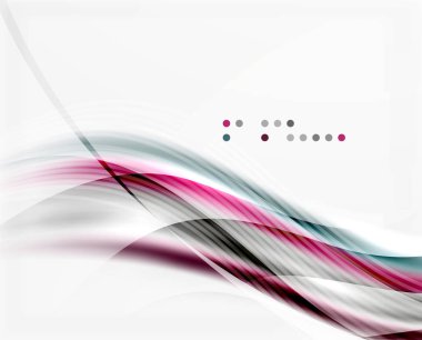 Vektör parlak dalga arka plan