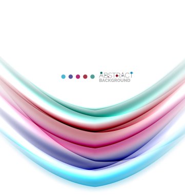 soyut dalgası şablonu