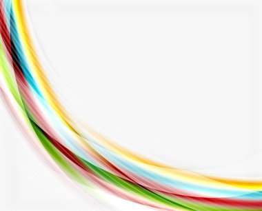 Beyaz renkli düzgün çizgi. Dalga arka plan