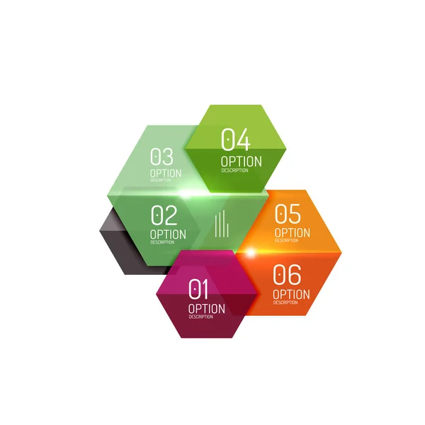 Modelo de design de Infográfico de Negócios —  Vetores de Stock