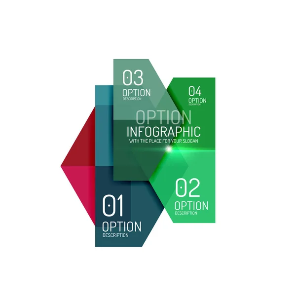 Modèle de conception d'infographie d'entreprise — Image vectorielle