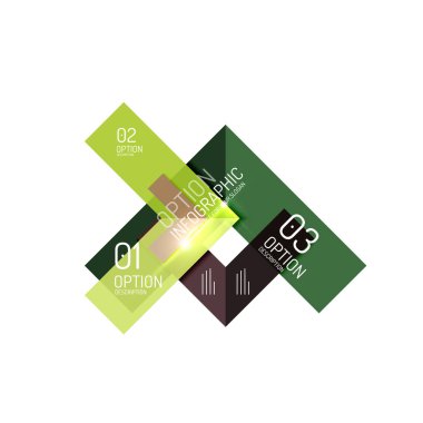 Yaratıcı kağıt geometrik iş Infographic arka plan şablonları