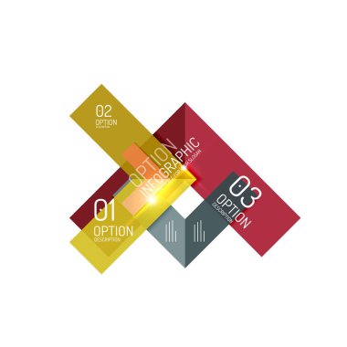 Arka plan, geometrik Infographic seçeneği şablonları