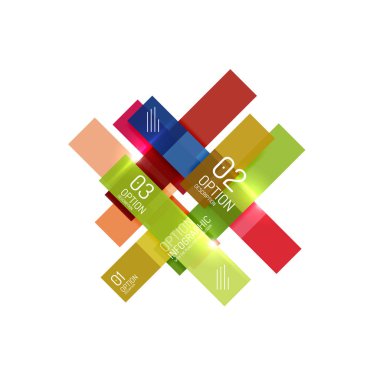 Geometrik arka plan, renkli öğeleri