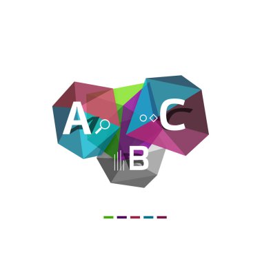 ABC infographics vektör