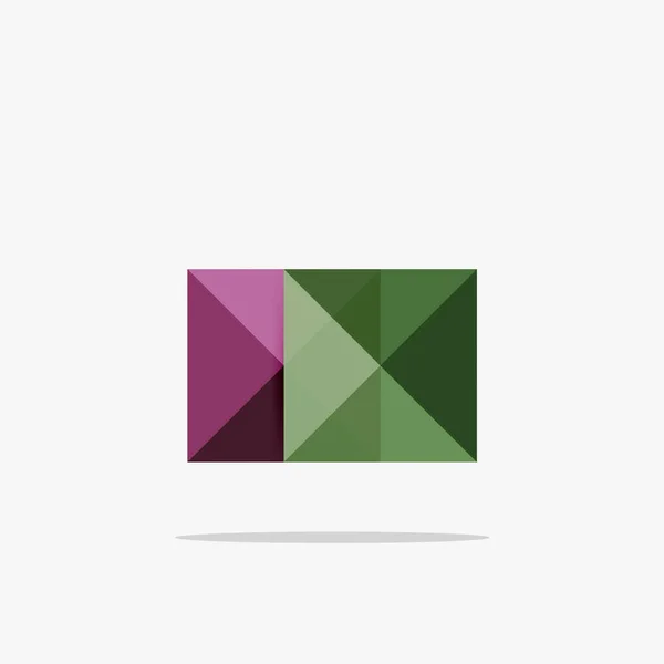 Vector en blanco abstracto cuadrados fondo — Vector de stock