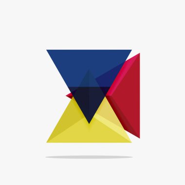 Boş üçgen düzeni iş şablonu