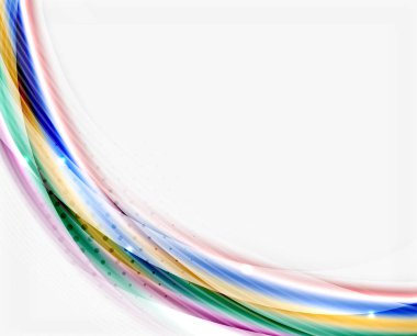 Beyaz renkli düzgün çizgi. Dalga arka plan