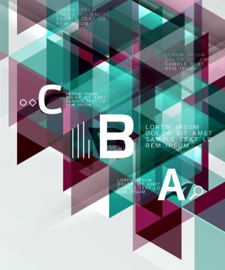 vektör geometrik şekil arka plan