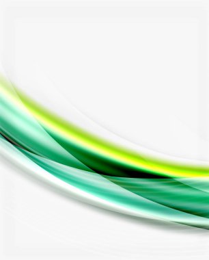 Parlak beyaz boşluk dalga