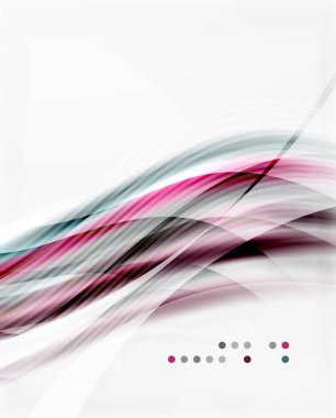 Vektör parlak dalga arka plan