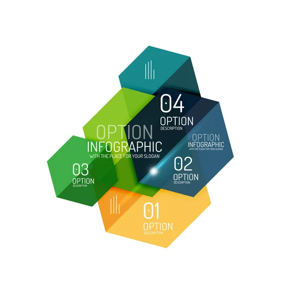 Vorlage: Vektor-Infografik-Diagramm — Stockvektor